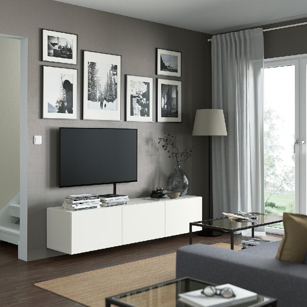 IKEA BESTÅ Mueble TV blanco/Lappviken blanco 180x42x38 cm Mejor oferta