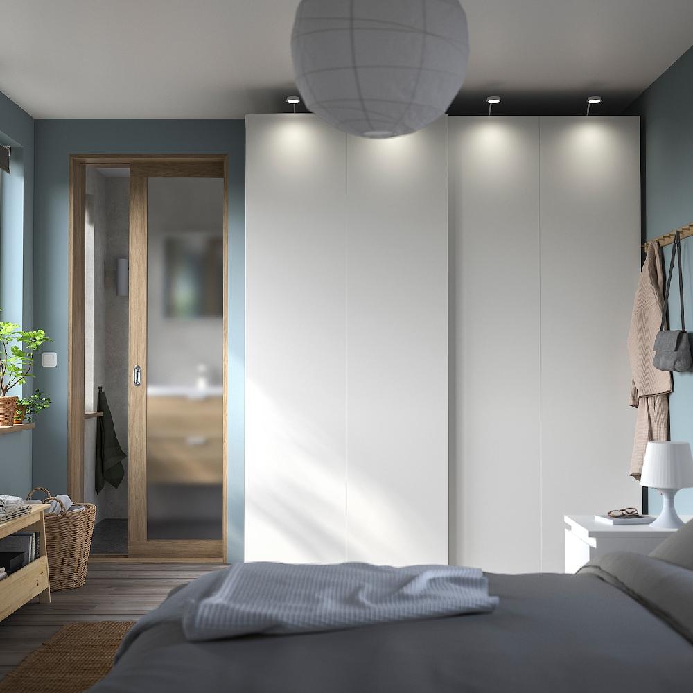 IKEA PAX / HASVIK Armario blanco/blanco 200x66x236 cm Envío gratis