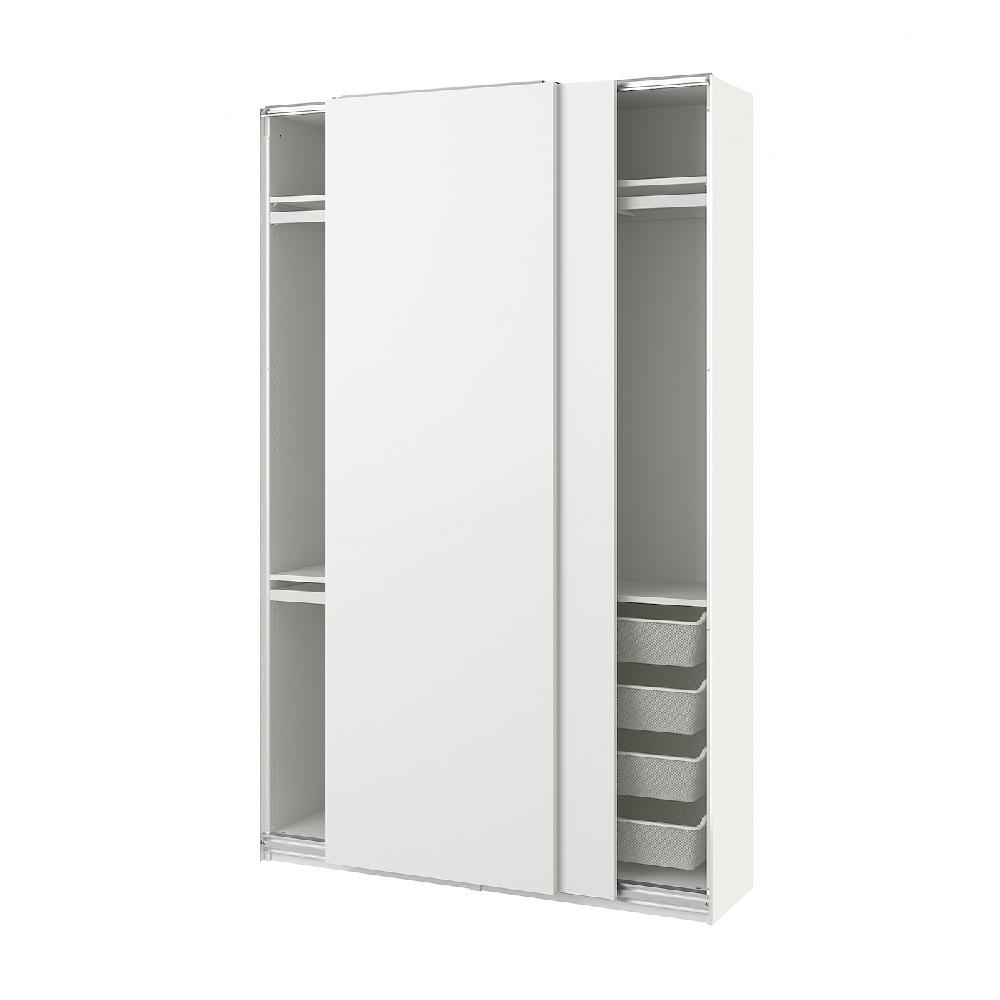 IKEA PAX / HASVIK Combinación armario blanco/blanco 150x43x236 cm