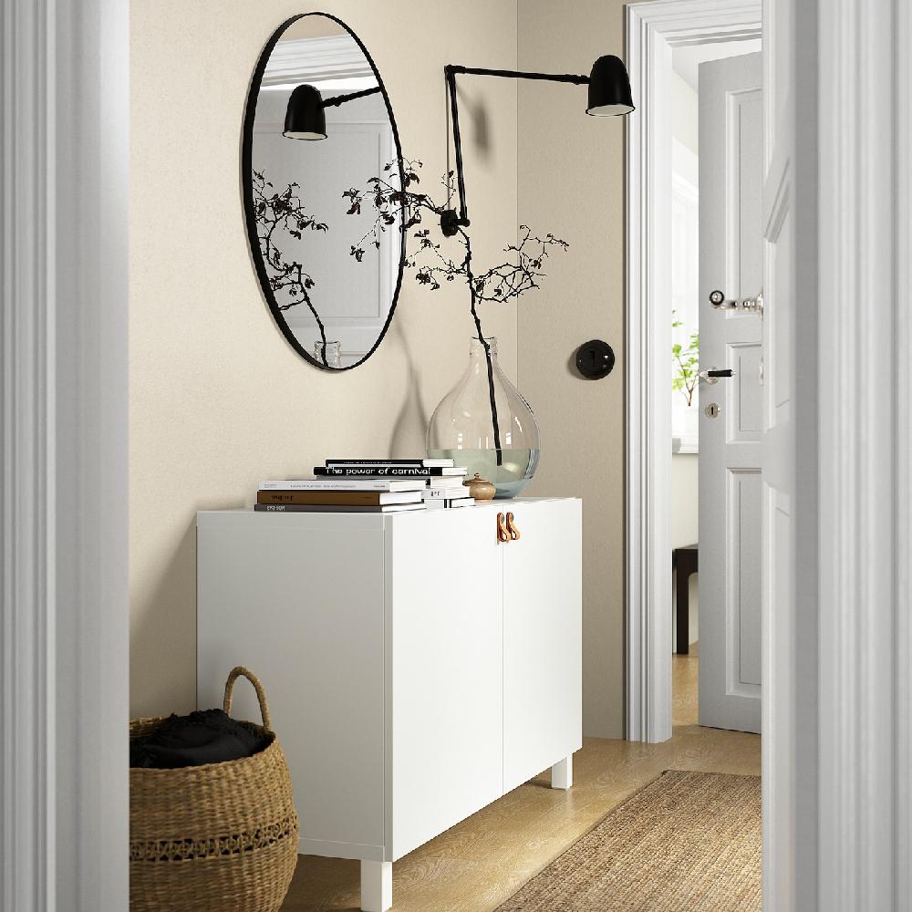 IKEA BESTÅ Mueble salón blanco/Lappviken/Stubbarp blanco 120x42x74 cm Precio de fábrica
