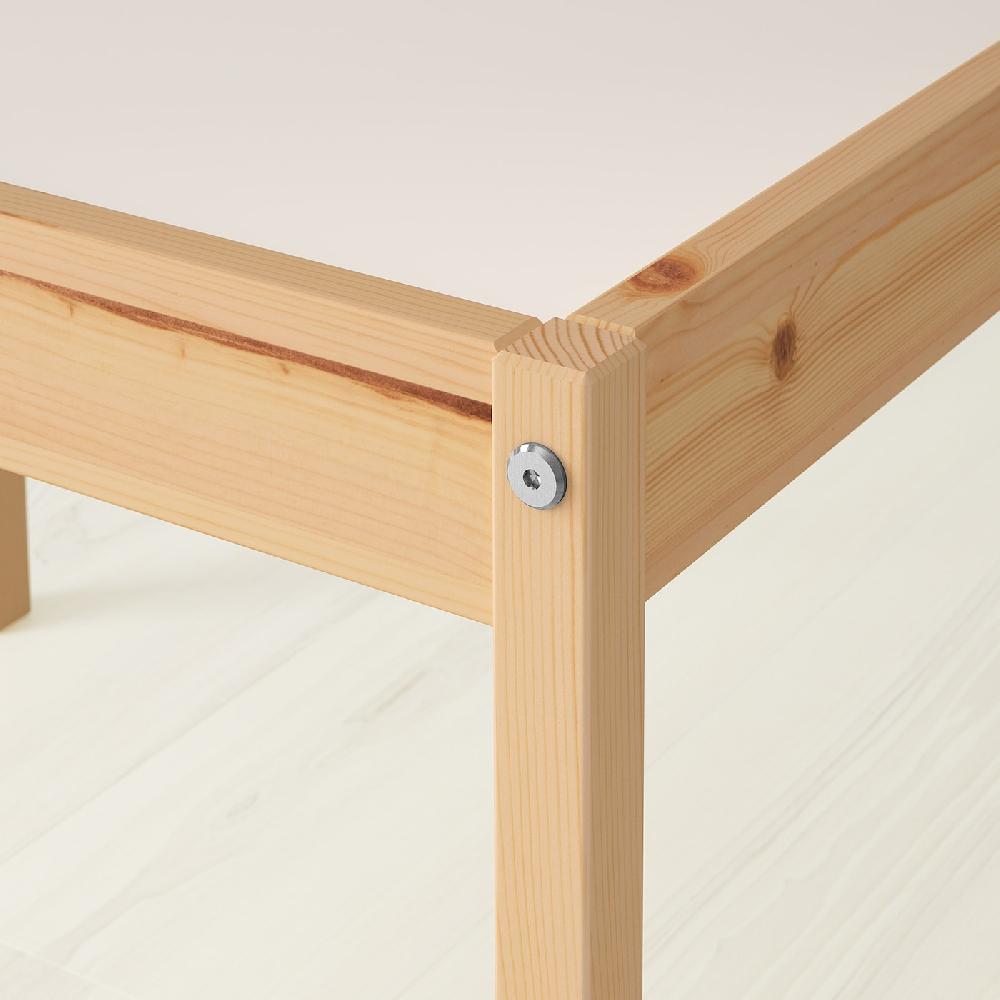 IKEA LÄTT Mesa para niños con 2 sillas blanco/pino Promoción trimestral