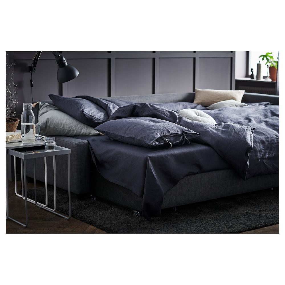 IKEA FRIHETEN Sofá cama con chaiselongue Skiftebo gris oscuro Liquidación