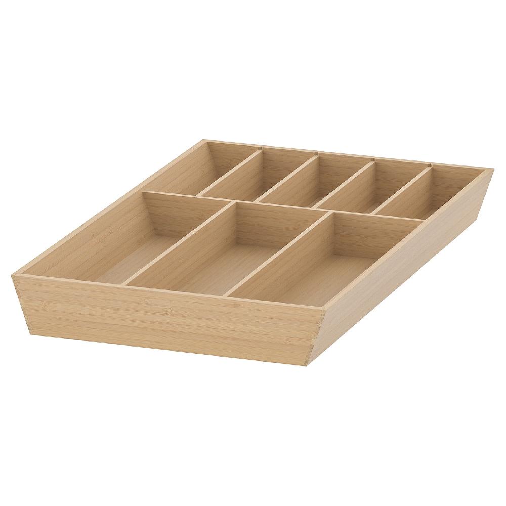 IKEA UPPDATERA Bandeja para cubiertos bambú claro 32x50 cm