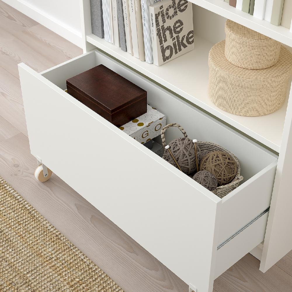 IKEA BILLY Librería con cajón blanco 80x30x202 cm Descuento por venta flash