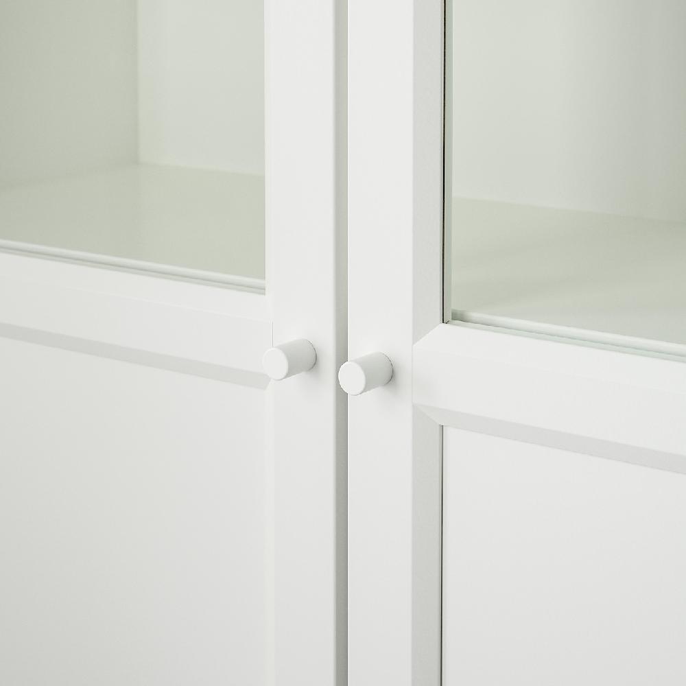 IKEA BILLY / OXBERG Librería con puerta de vidrio blanco/vidrio 120x30x202 cm Ofertas de temporada