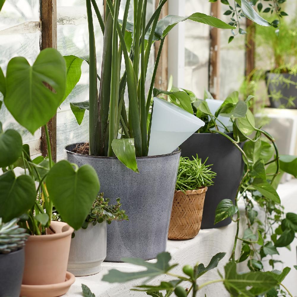 IKEA SVÄMSKOG Accesorio de riego automático terracota/transparente 70 cl 2025