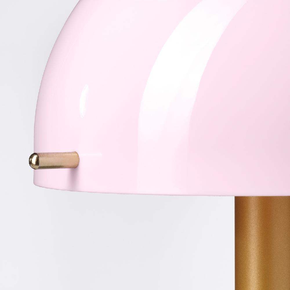 IKEA NÖDMAST Lámp LED portátl a pilas rosa claro/gris verdoso oscuro 26 cm En línea