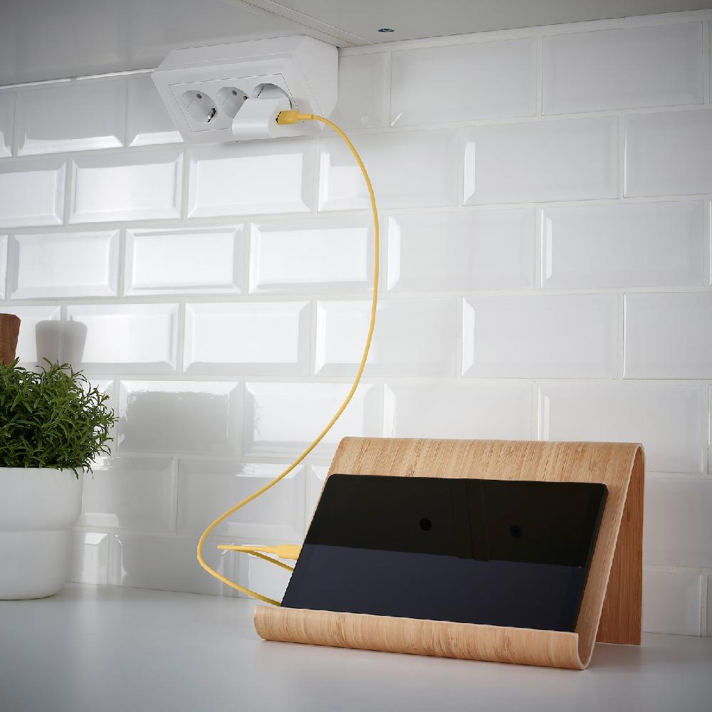 IKEA SITTBRUNN USB-A a USB-C amarillo claro 1 m En oferta