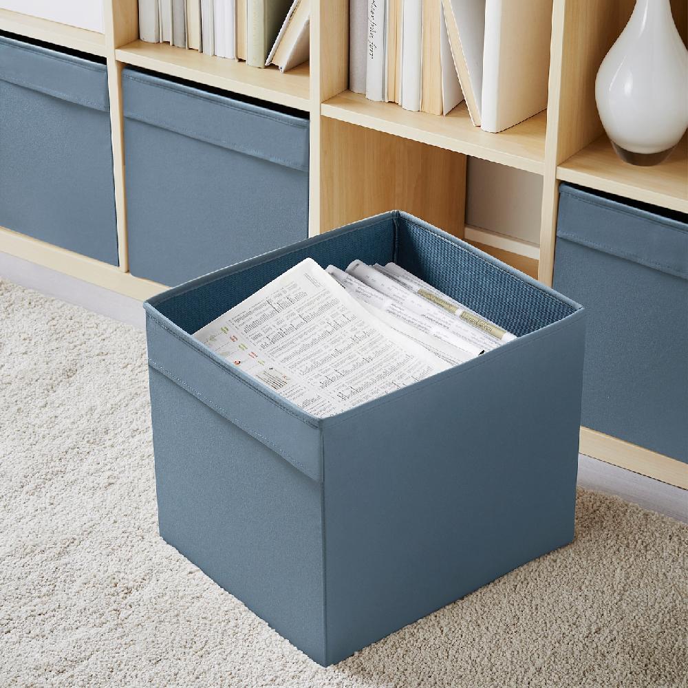 IKEA DRÖNA Caja azul 33x38x33 cm Rebajas de fábrica