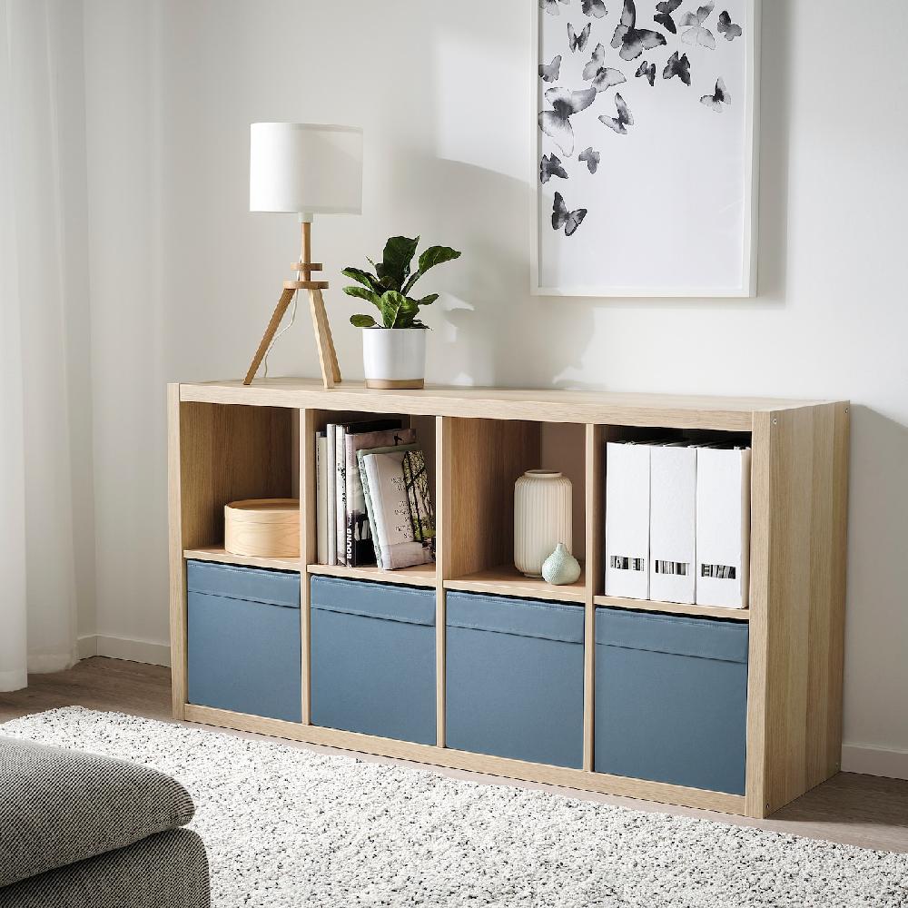 IKEA DRÖNA Caja azul 33x38x33 cm Rebajas de fábrica