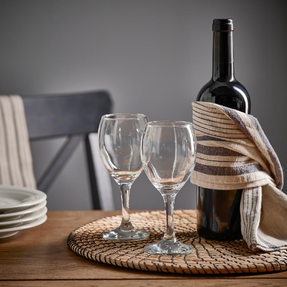 IKEA ÄNKEBLOMSTER Copa de vino vidrio incoloro 25 cl Ventas relámpago