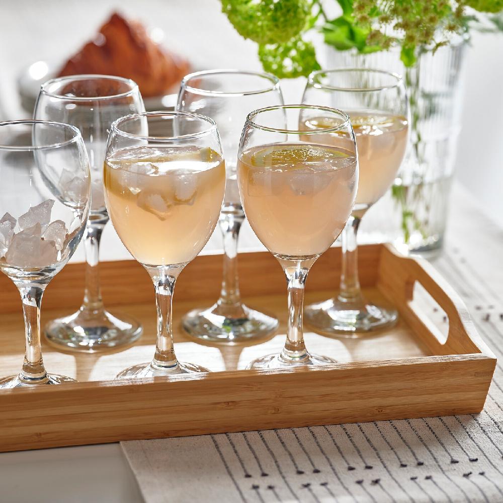 IKEA ÄNKEBLOMSTER Copa de vino vidrio incoloro 25 cl Ventas relámpago