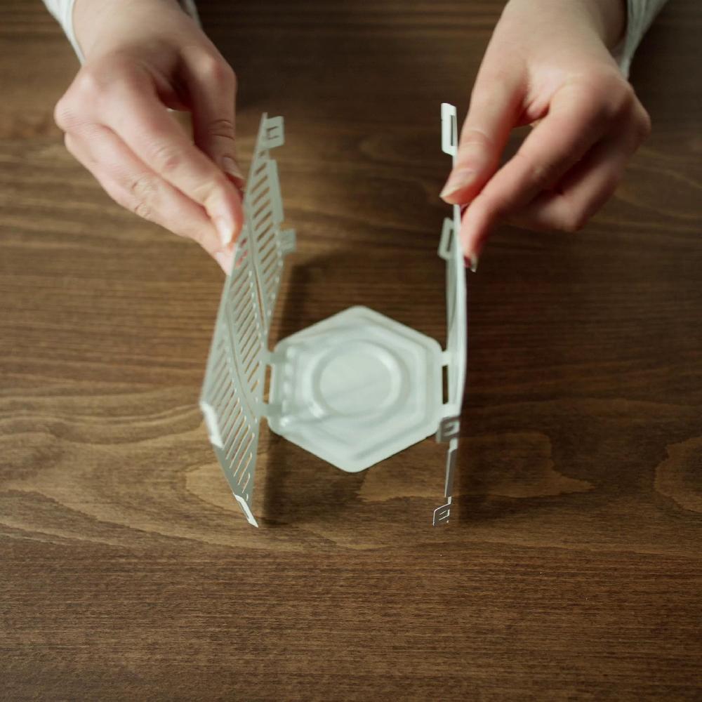 IKEA VÅRSYREN Farolillo para vela pequeña marrón anaranjado 12 cm Tienda
