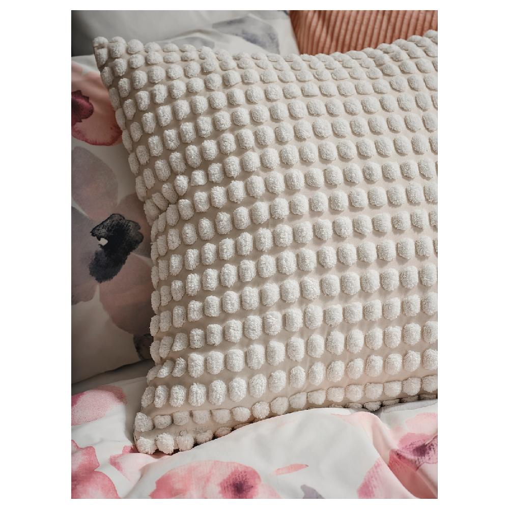 IKEA SVARTPOPPEL Funda de cojín hueso 50x50 cm Rebajas online