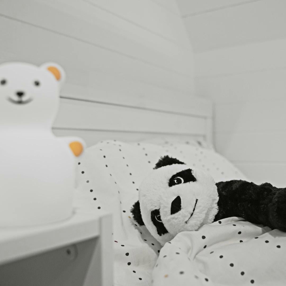 IKEA KRAMIG Peluche blanco/negro Oferta especial