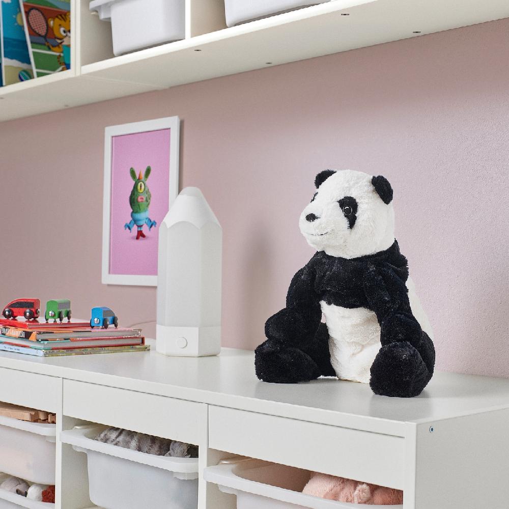 IKEA KRAMIG Peluche blanco/negro Oferta especial