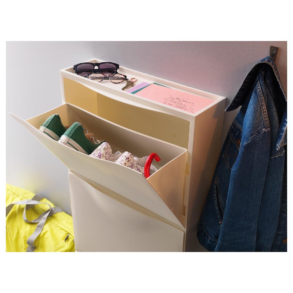 IKEA TRONES Zapatero/almacenaje blanco 52x18x39 cm Últimos 3 días
