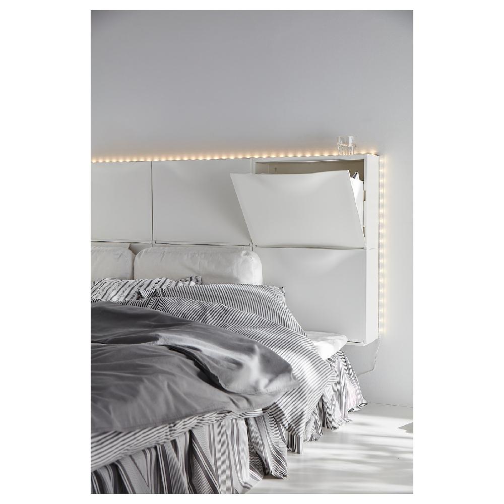 IKEA TRONES Zapatero/almacenaje blanco 52x18x39 cm Últimos 3 días