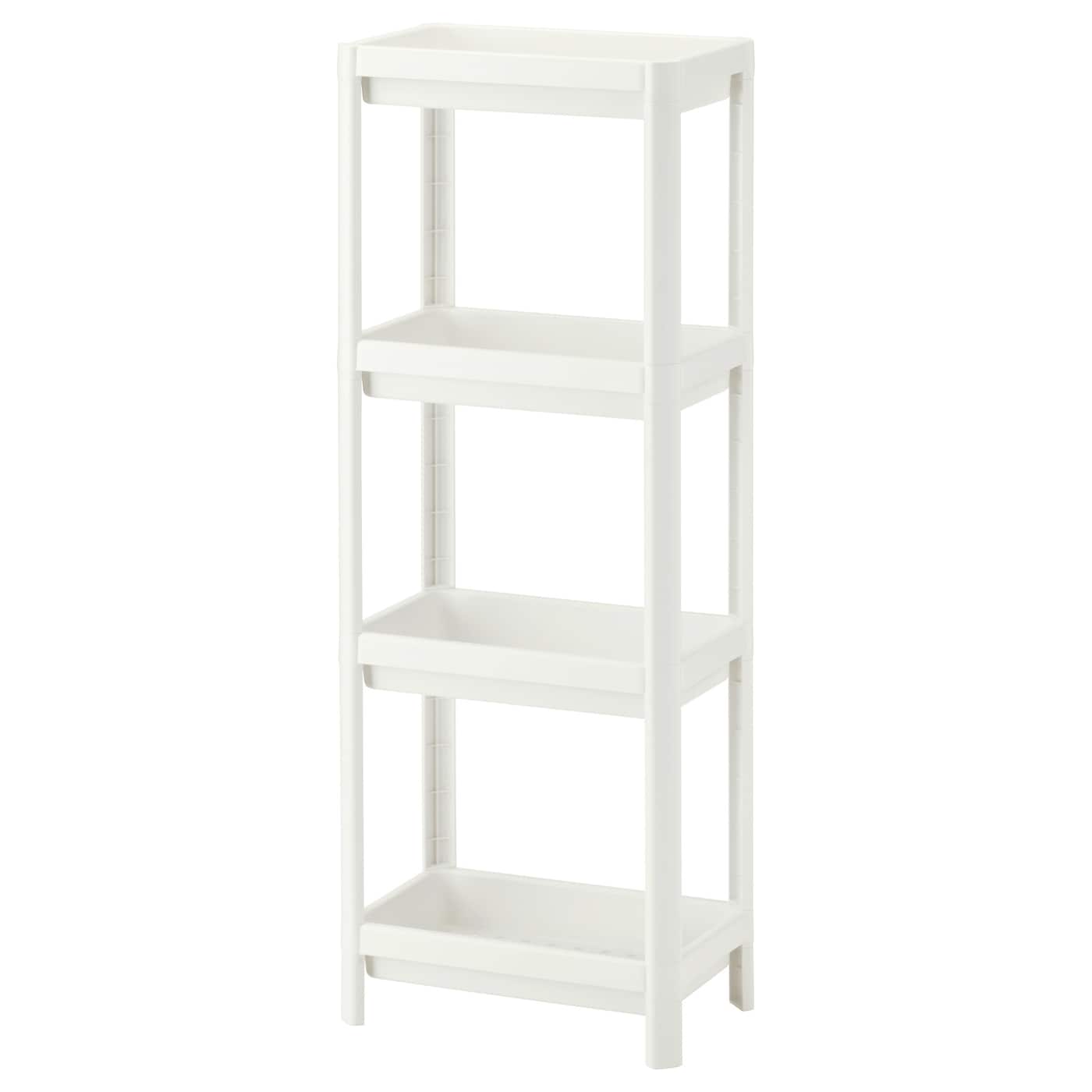 IKEA VESKEN Estantería blanco 37x23x101 cm