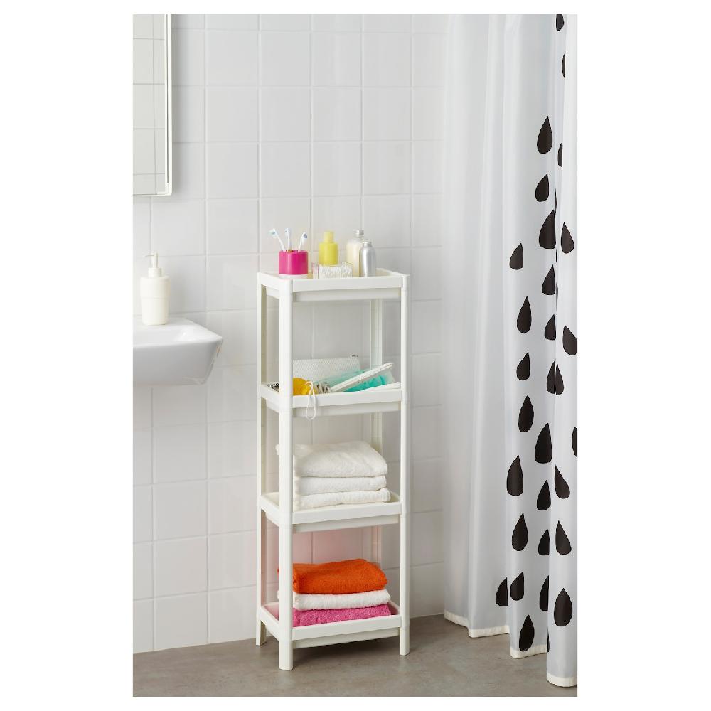IKEA VESKEN Estantería blanco 37x23x101 cm Solo hoy