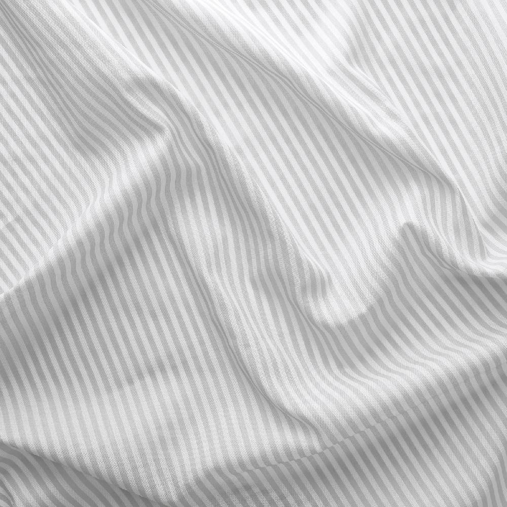 IKEA BYMOTT Cortinas pack de 2 unidades con cinta de fruncir/blanco/gris claro rayas 120x300 cm Oferta especial de fábrica