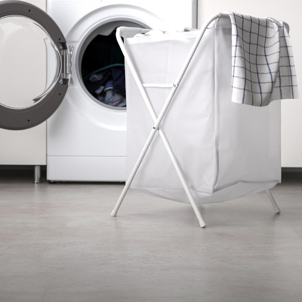 IKEA JÄLL Bolsa de ropa con soporte blanco 50 l Promoción trimestral