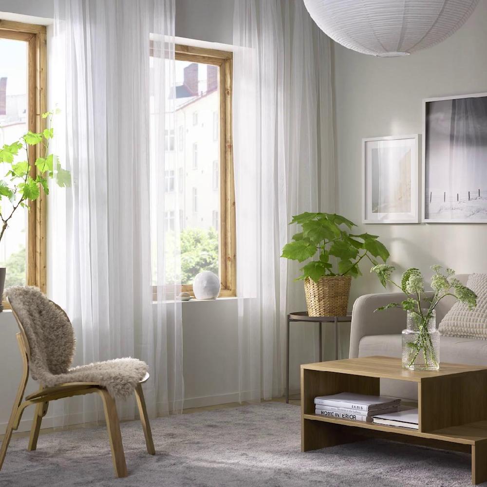 IKEA LILL Cortinas de red pack de 2 unidades con bolsillo para barra/blanco 280x300 cm Solo queda un día