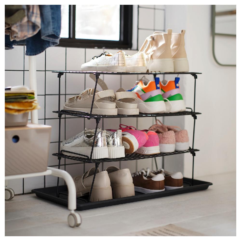 IKEA GREJIG Estante zapatero gris 58x27x17 cm Superdescuento