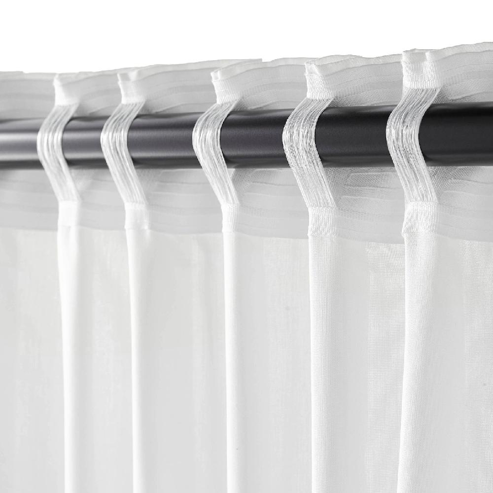 IKEA VIVAN Cortinas pack de 2 unidades con cinta de fruncir/blanco 145x150 cm Grandes descuentos