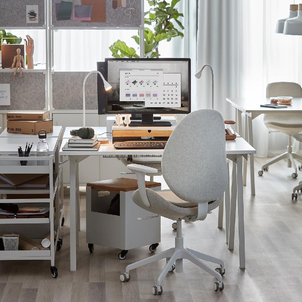 IKEA TROTTEN Escritorio blanco 120x70 cm Tienda de fábrica