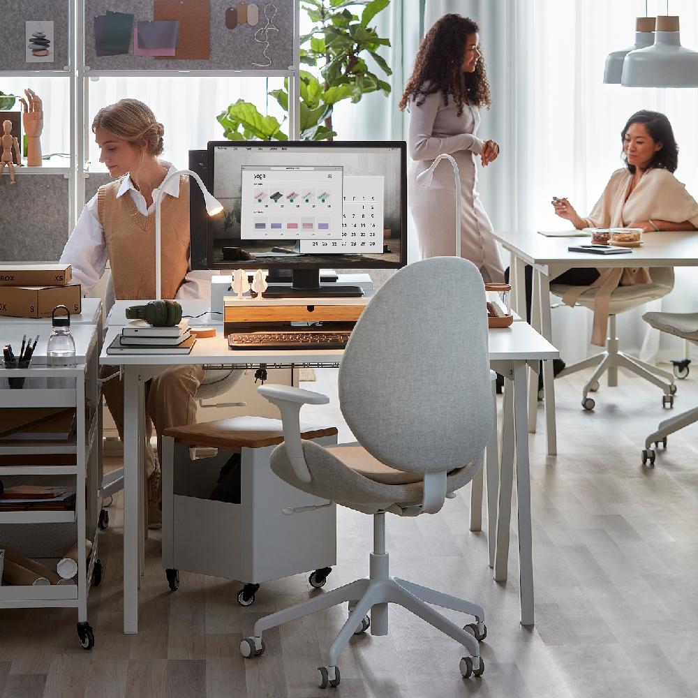 IKEA TROTTEN Escritorio blanco 120x70 cm Tienda de fábrica