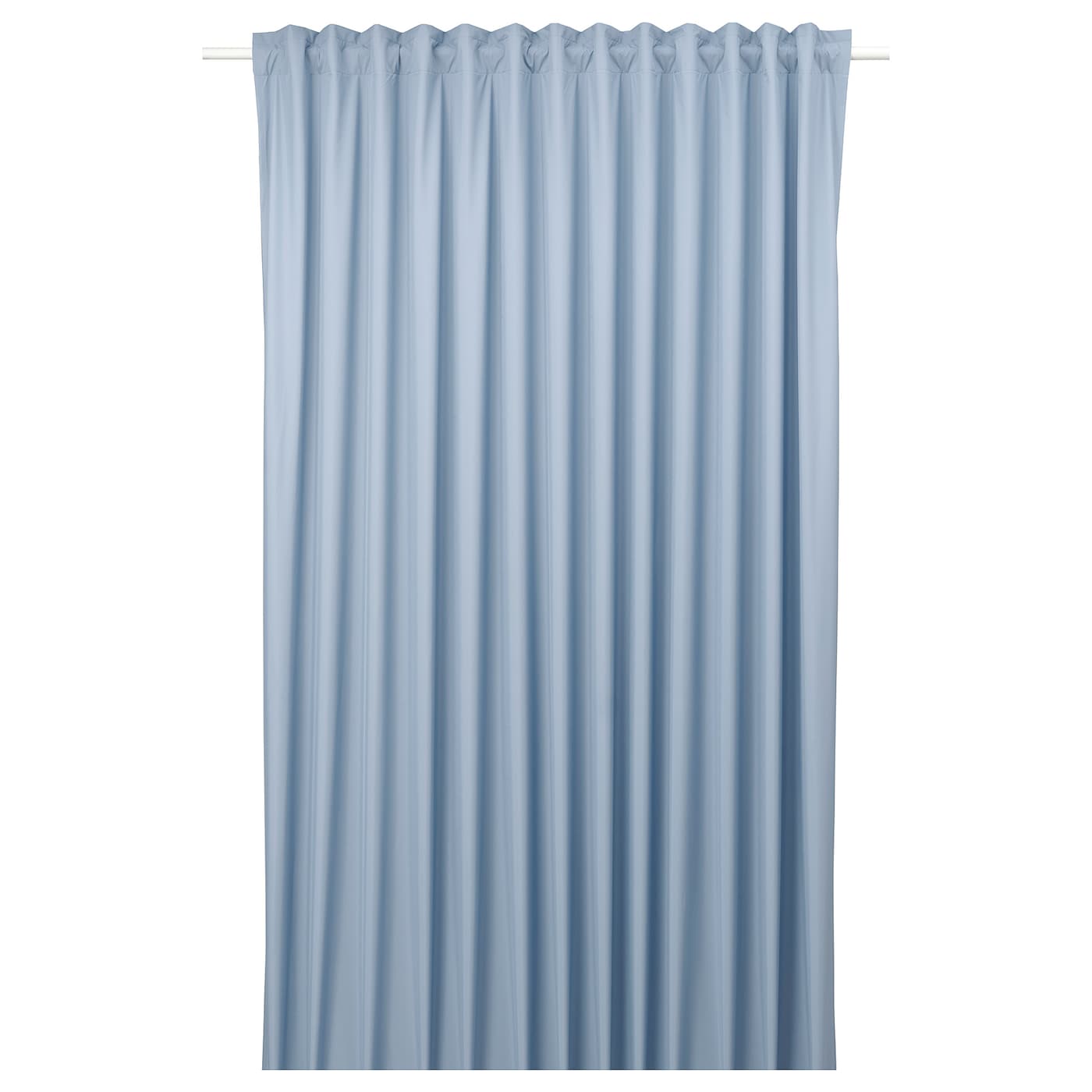 IKEA BENGTA Cortina opaca 1 largo con cinta de fruncir/azul 210x300 cm