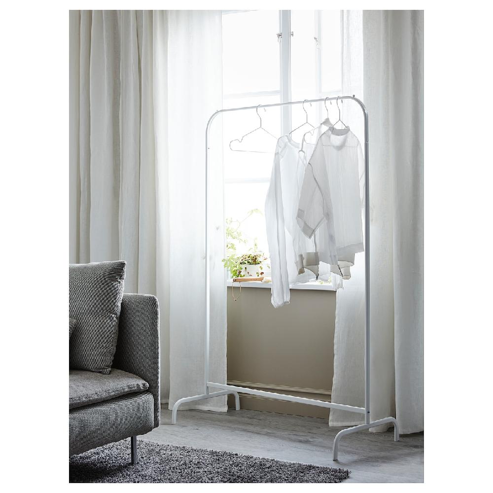 IKEA MULIG Burro para ropa blanco 99x152 cm Ahorra y exporta
