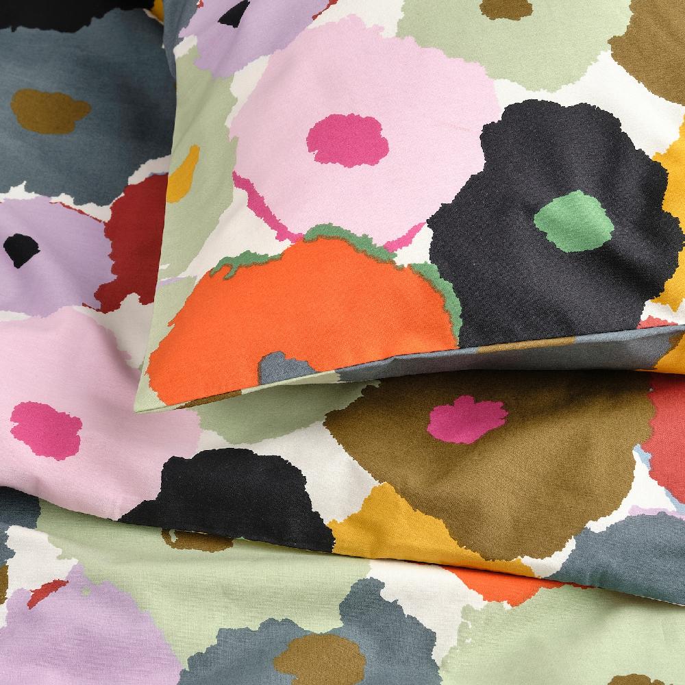 IKEA MURREVA Funda nórdica con funda de almohada multicolor/motivo floral 150x200/50x60 cm En oferta
