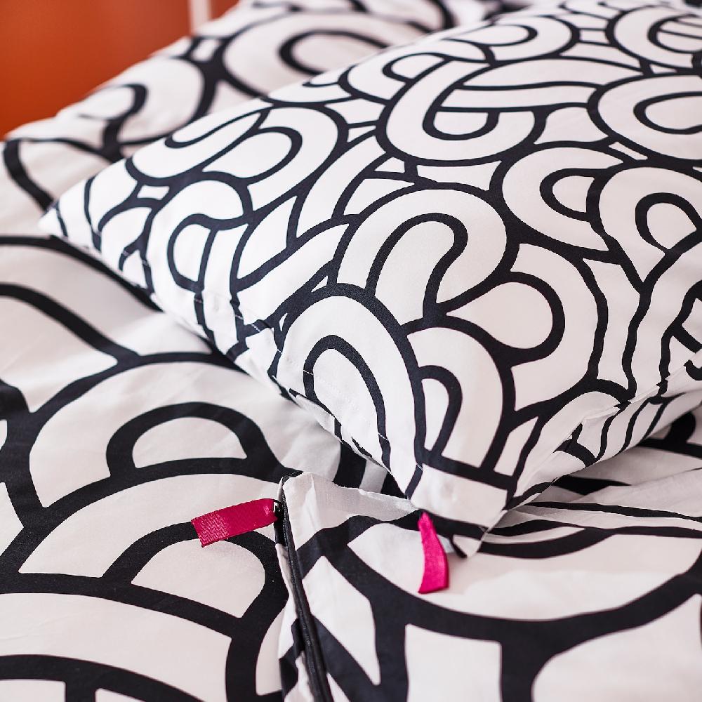 IKEA SÖTRÖNN Funda nórdica con funda de almohada blanco/negro/con motivos 150x200/50x60 cm Descuento por venta flash