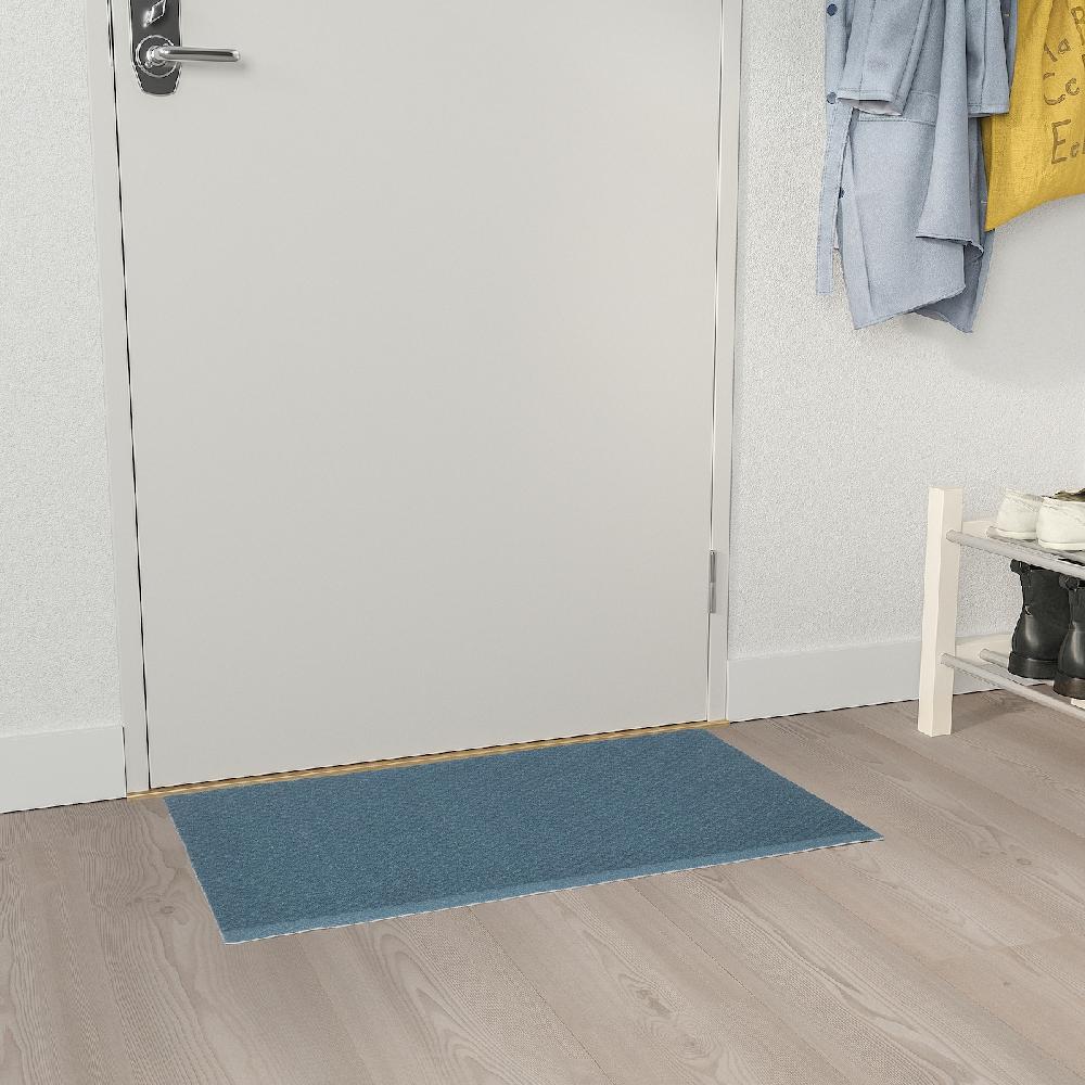 IKEA KLAMPENBORG Felpudo interior azul 50x80 cm Ofertas de temporada