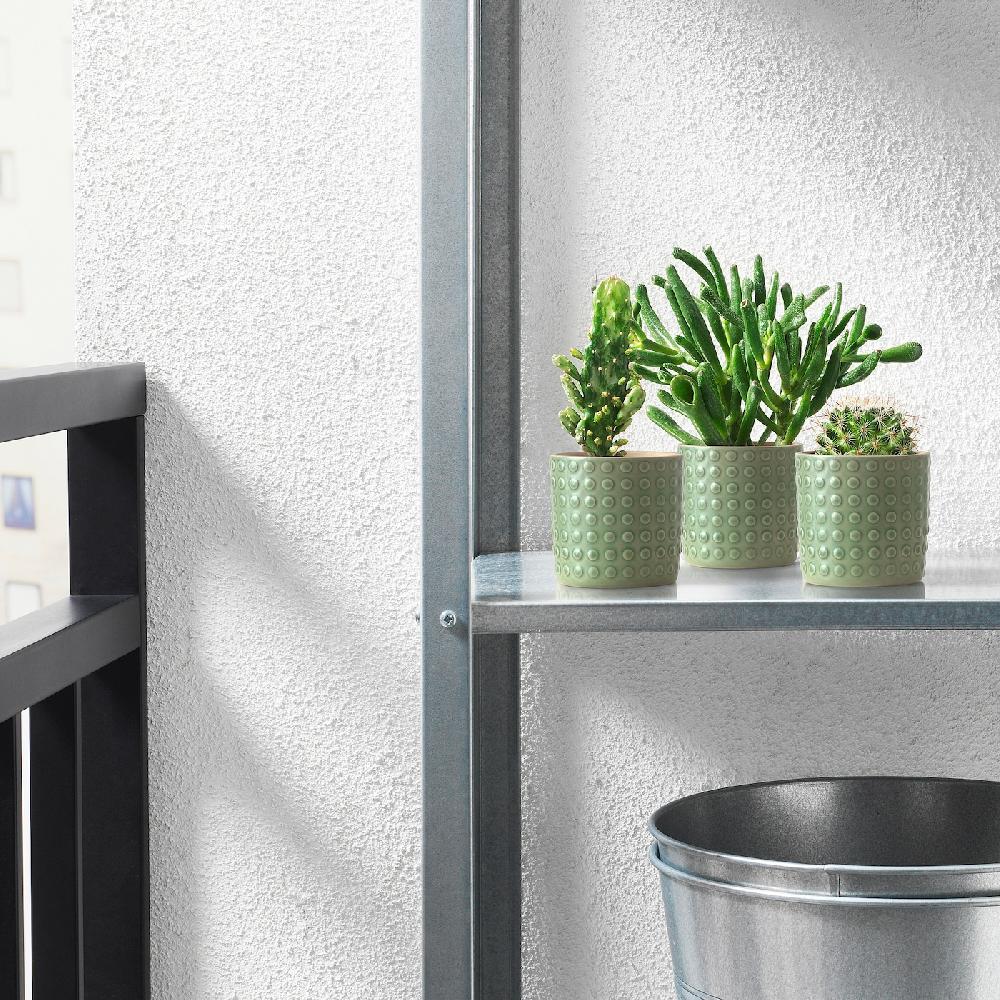 IKEA TYSKLÖNN Macetero interior/exterior verde 6 cm Devoluciones gratuitas