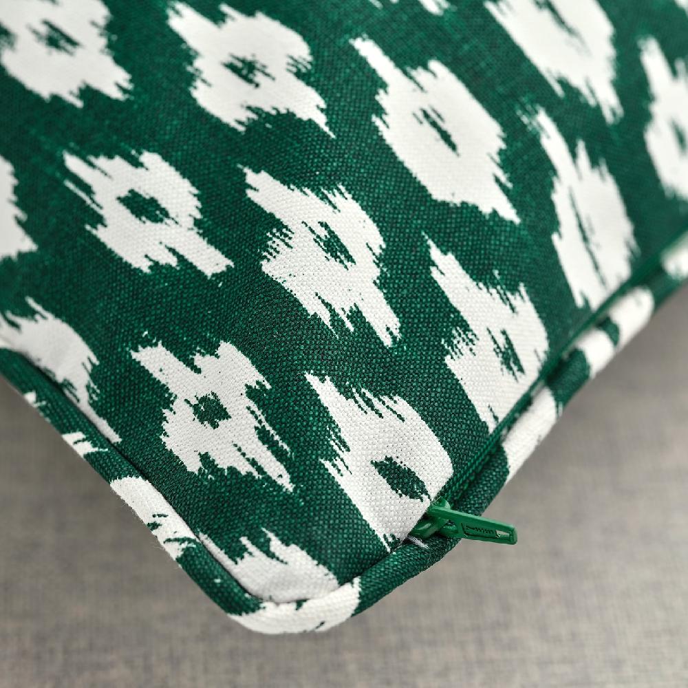 IKEA SKÅNEFIBBLA Funda de cojín verde/blanco 50x50 cm En línea
