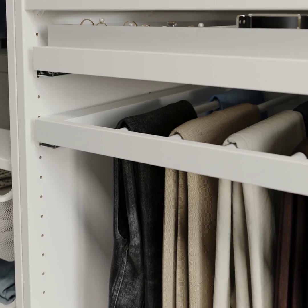 IKEA KOMPLEMENT Pantalonero extraíble blanco 100x58 cm Tienda