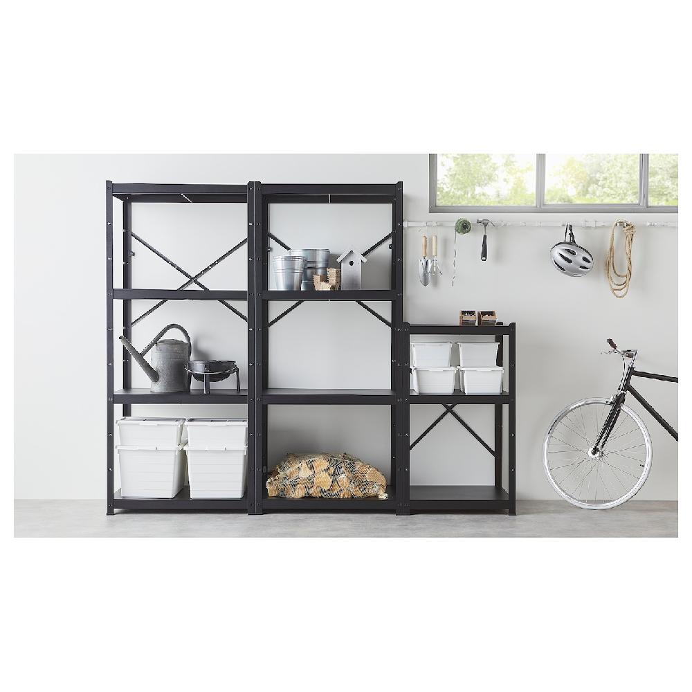 IKEA BROR Estantería negro 234x55x190 cm ÚLTIMAS EDICIONES
