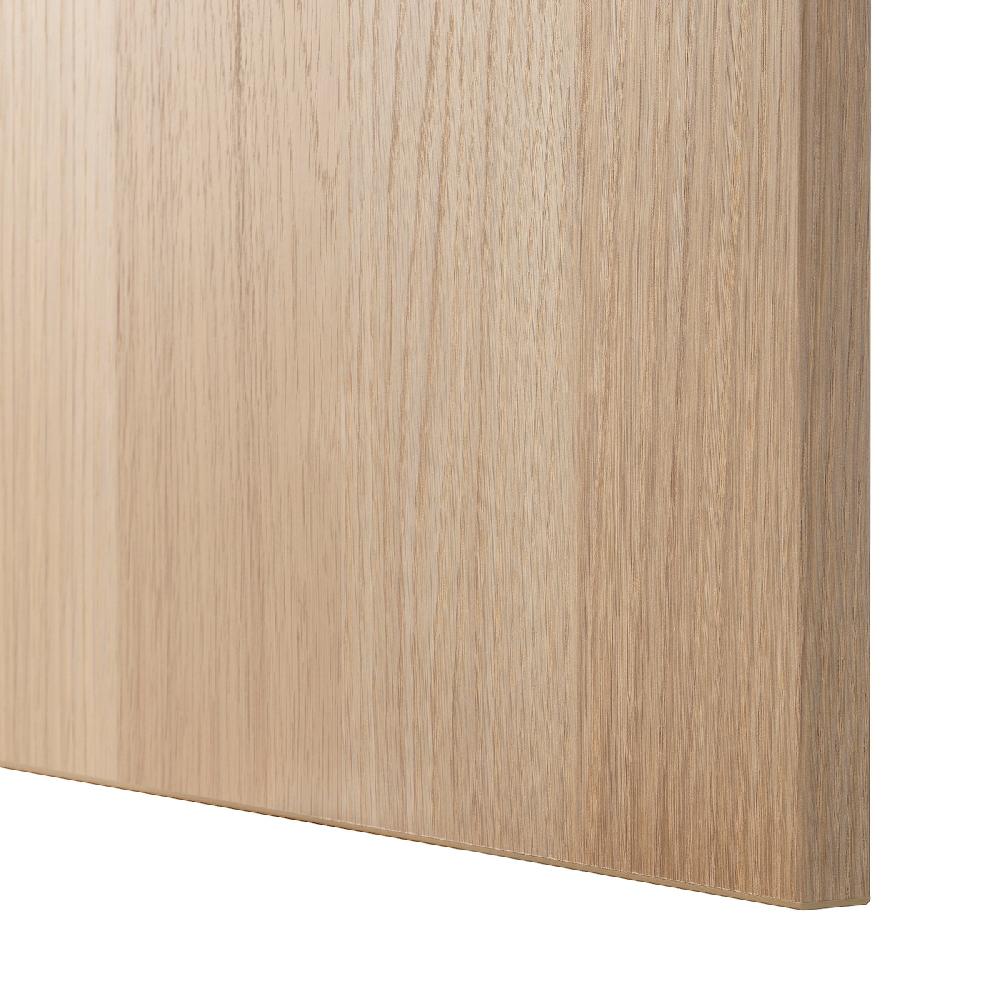 IKEA BESTÅ Mueble salón efecto roble tinte blanco/Lappviken/Stubbarp efecto roble tinte blanco 180x42x74 cm En oferta