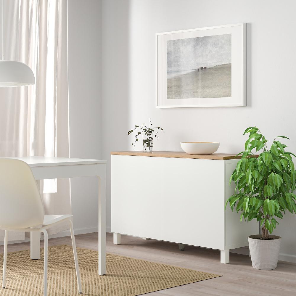 IKEA BESTÅ Mueble salón blanco/Lappviken/Stubbarp blanco 120x42x76 cm Oferta exclusiva