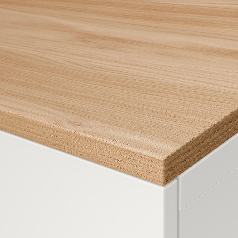 IKEA BESTÅ Panel superior chapa roble 120x42 cm Devoluciones gratuitas
