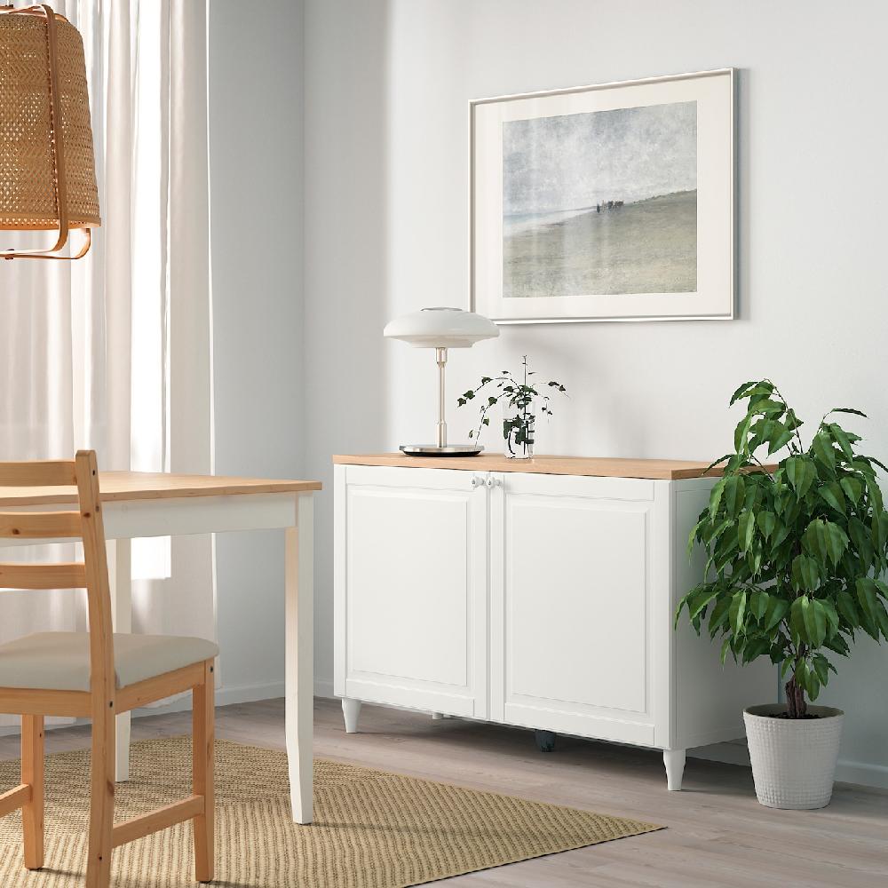 IKEA BESTÅ Panel superior chapa roble 120x42 cm Devoluciones gratuitas