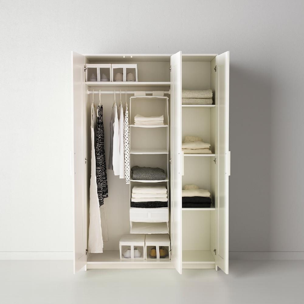 IKEA BRIMNES Armario con 3 puertas blanco 117x190 cm Venta caliente