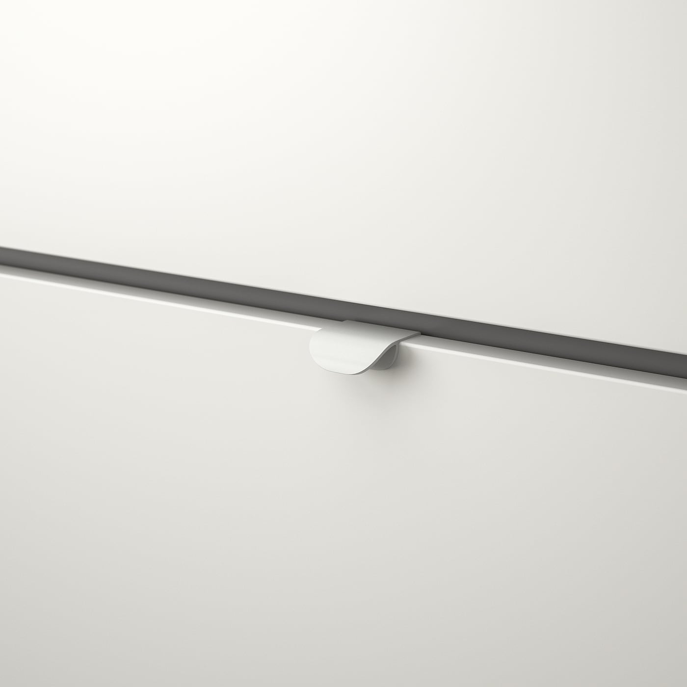 IKEA VISTHUS Armario gris/blanco 122x59x216 cm Ventas relámpago