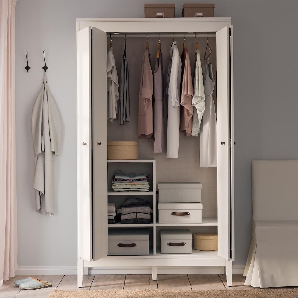 IKEA IDANÄS Armario blanco 121x211 cm Liquidación