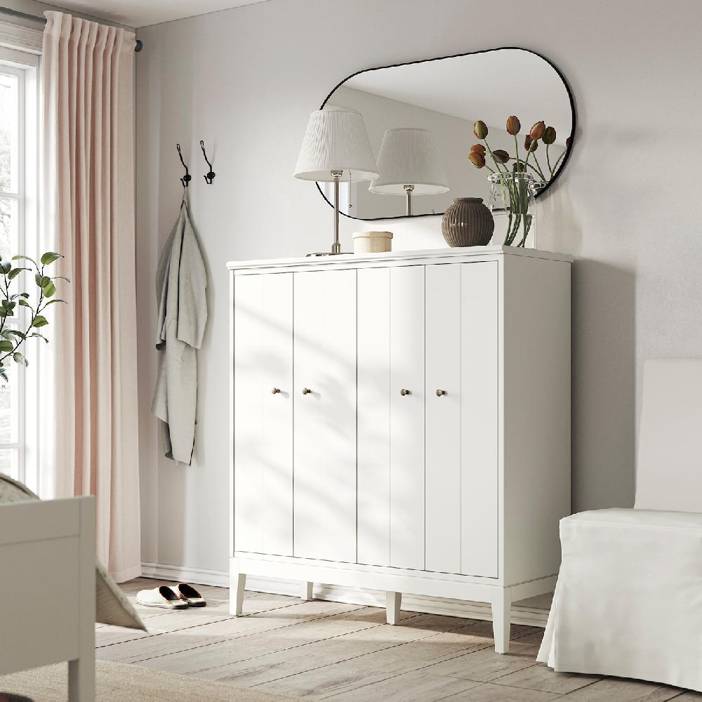 IKEA IDANÄS Armario puertas plegables blanco 121x135 cm Mejor oferta