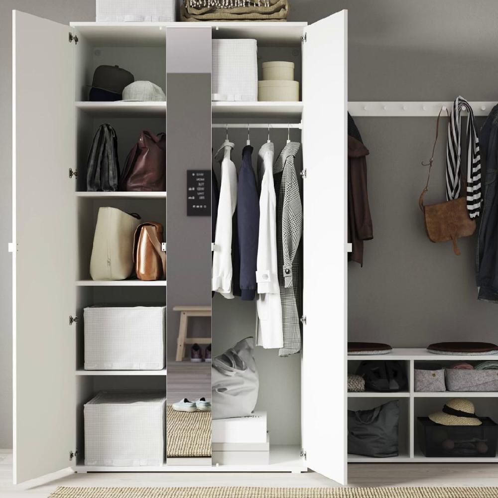 IKEA VIHALS Armario con 2 puertas blanco 105x57x200 cm Oferta especial