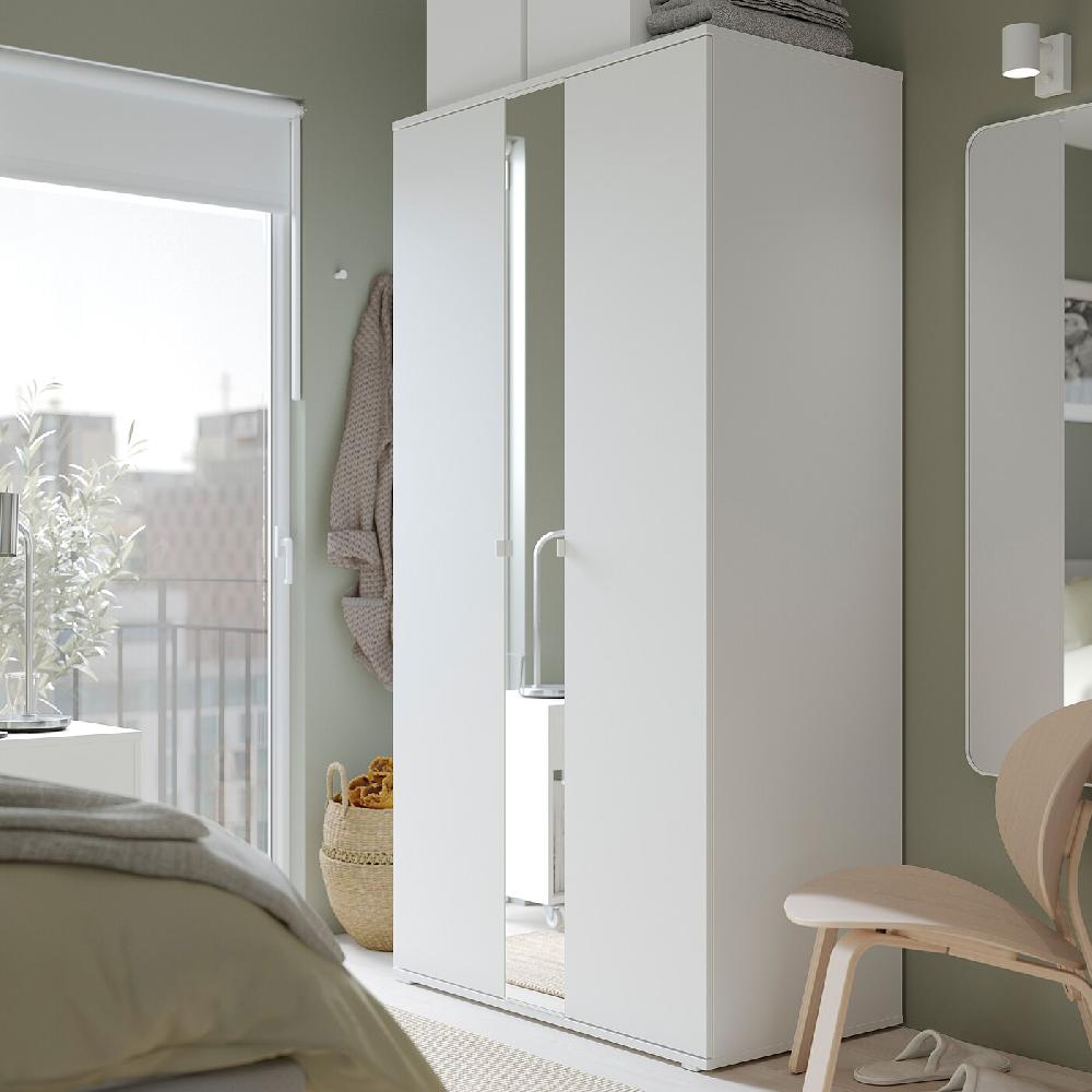 IKEA VIHALS Armario con 2 puertas blanco 105x57x200 cm Oferta especial
